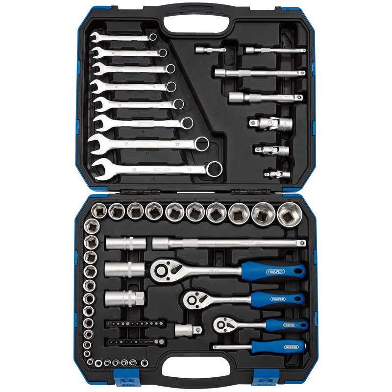 KLJUČ NASADNI DRAPER 1/4" 3/8" 1/2"+KLJUČEVI SET 75/1