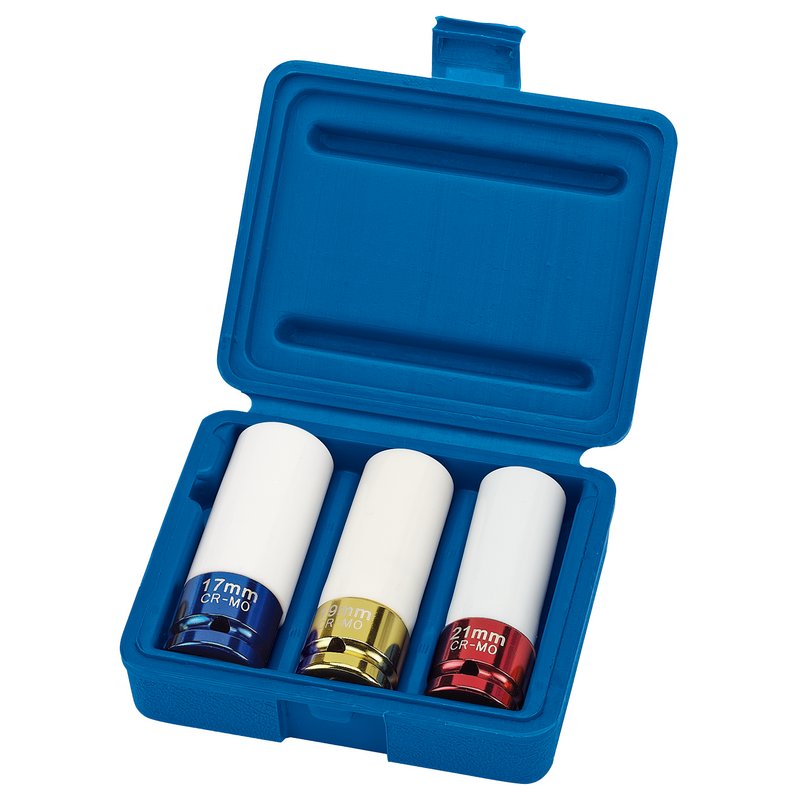 KLJUČ NASADNI ZA ALU NAPLATKE 1/2" DRAPER SET 3/1