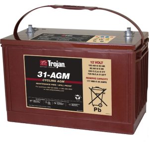 TRAKCIJSKA BATERIJA TROJAN 12V-82/100 AH 31-AGM