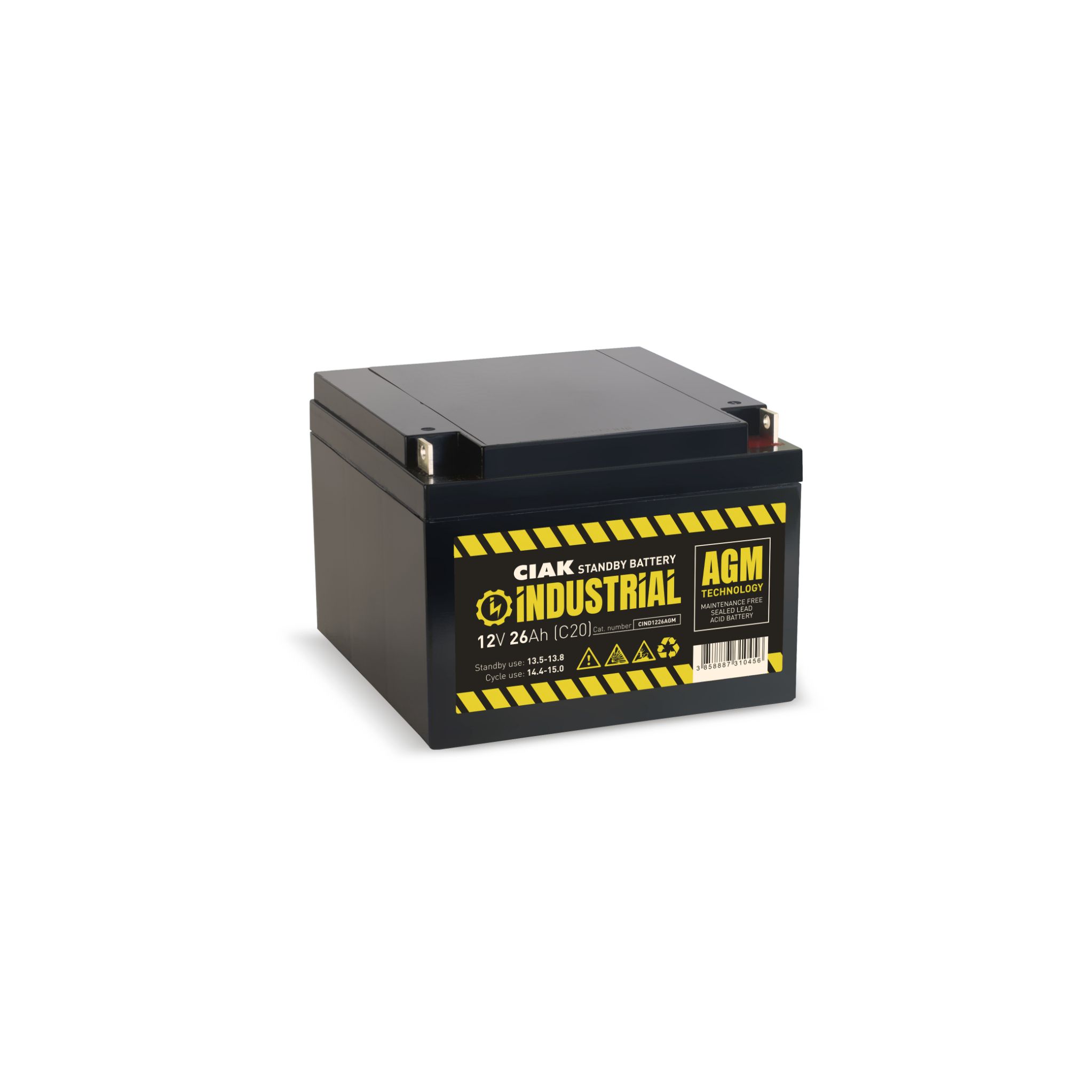 HERMETIČKA BATERIJA CIAK INDUSTRIAL 12V- 26AH T12