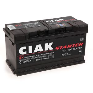 AKUMULATOR CIAK STARTER 12V-100 AH D+