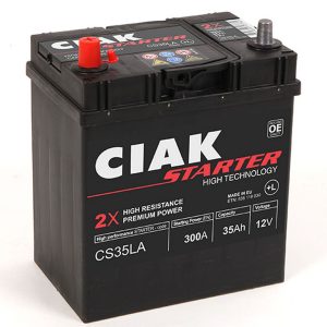 AKUMULATOR CIAK STARTER 12V-35 AH L+ ASIA