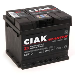 AKUMULATOR CIAK STARTER 12V-41 AH D+