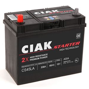AKUMULATOR CIAK STARTER 12V-45 AH L+ ASIA
