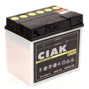 AKUMULATOR MOTO CIAK STARTER 12V-30 AH D+
