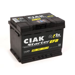 AKUMULATOR CIAK STARTER EFB 12V- 60AH D+