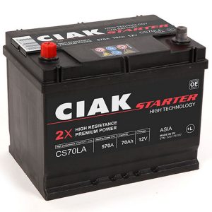 AKUMULATOR CIAK STARTER 12V-70 AH L+ ASIA