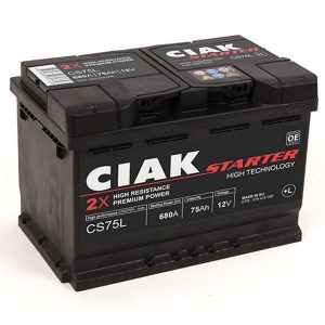 AKUMULATOR CIAK STARTER 12V-75 AH L+