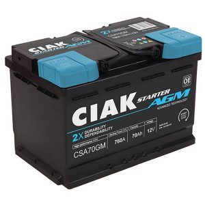 AKUMULATOR CIAK STARTER AGM 12V-70 AH