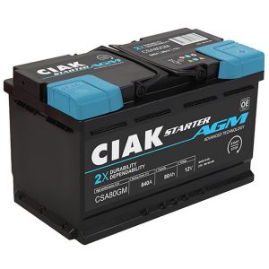 AKUMULATOR CIAK STARTER AGM 12V-80 AH