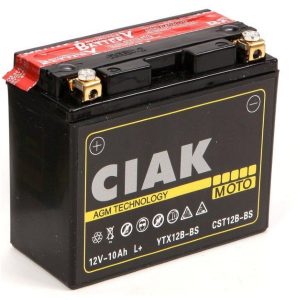 AKUMULATOR MOTO CIAK STARTER AGM 12V-10 AH L+