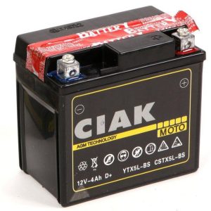 AKUMULATOR MOTO CIAK STARTER AGM 12V-4 AH D+