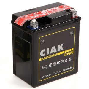 AKUMULATOR MOTO CIAK STARTER AGM 12V-7 AH D+