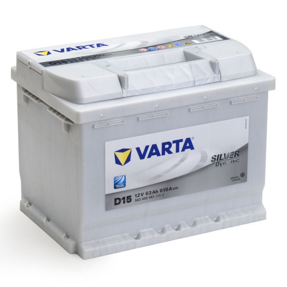AKUMULATOR VARTA D15 SILVER DY. 12V-63 AH D+