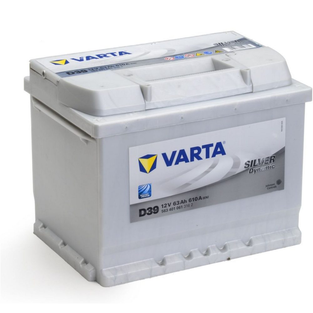 AKUMULATOR VARTA D39 SILVER DY. 12V-63AH L+