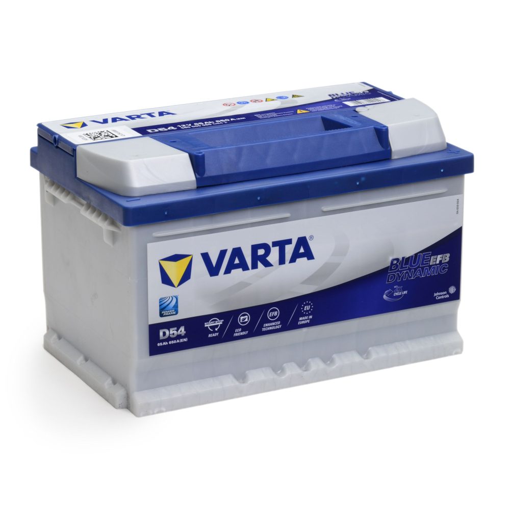 AKUMULATOR VARTA D54 BLUE DYNAMIC EFB 12V-65AH D+