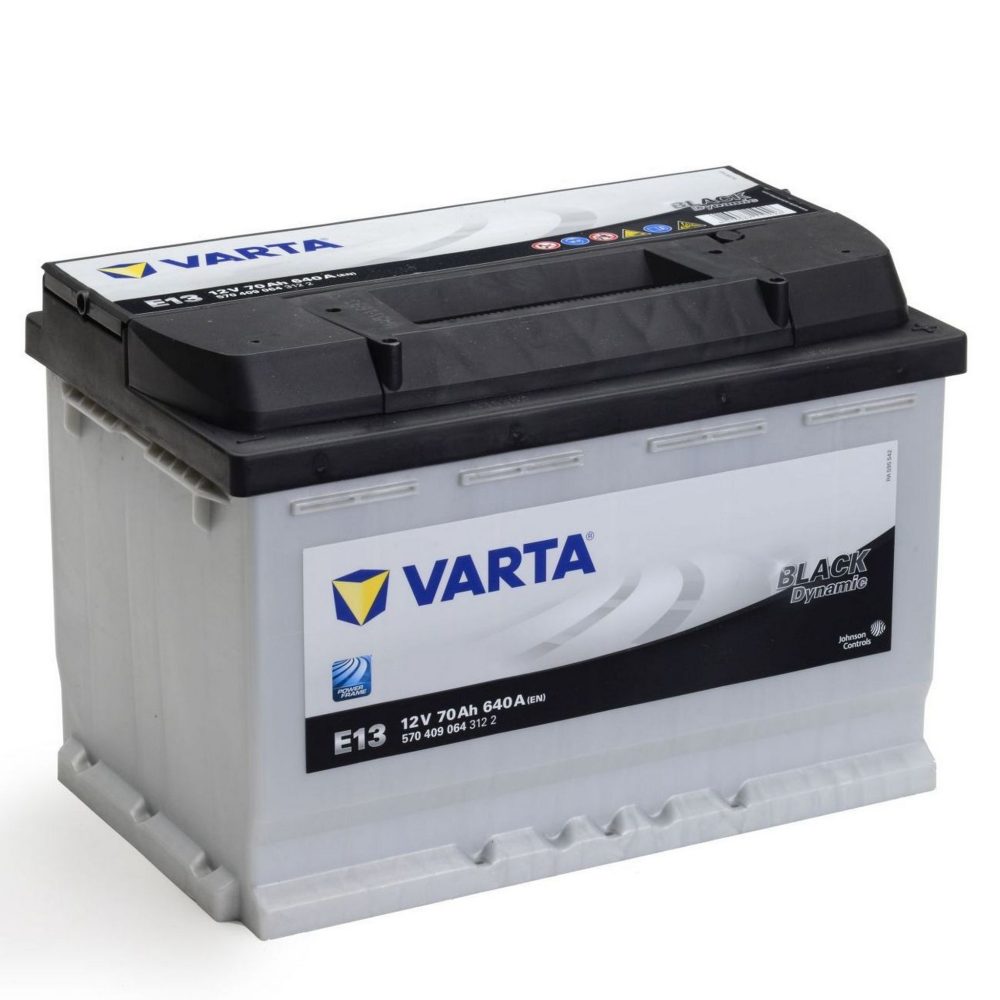 AKUMULATOR VARTA E13 BLACK DY. 12V-70 AH D+