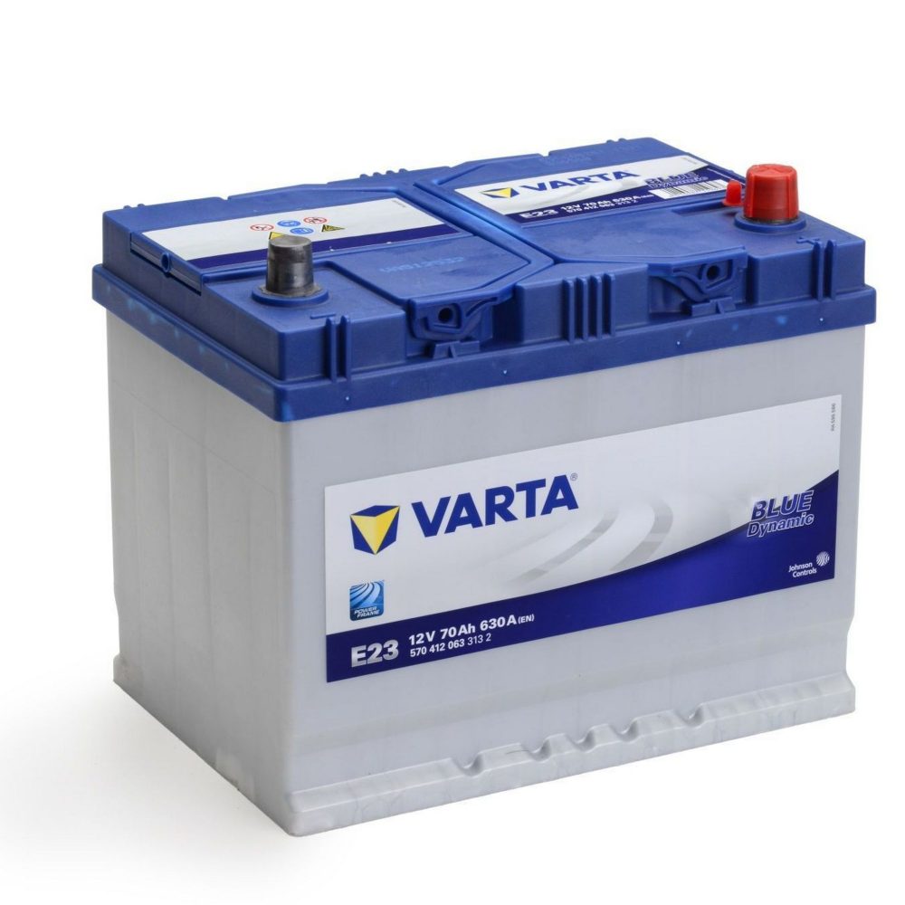 AKUMULATOR VARTA E23 BLUE DY. 12V-70 AH D+ ASIA
