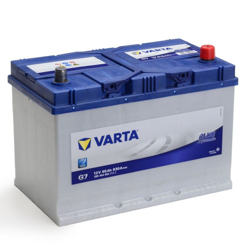 AKUMULATOR VARTA G7 BLUE DY. 12V-95 AH D+ ASIA