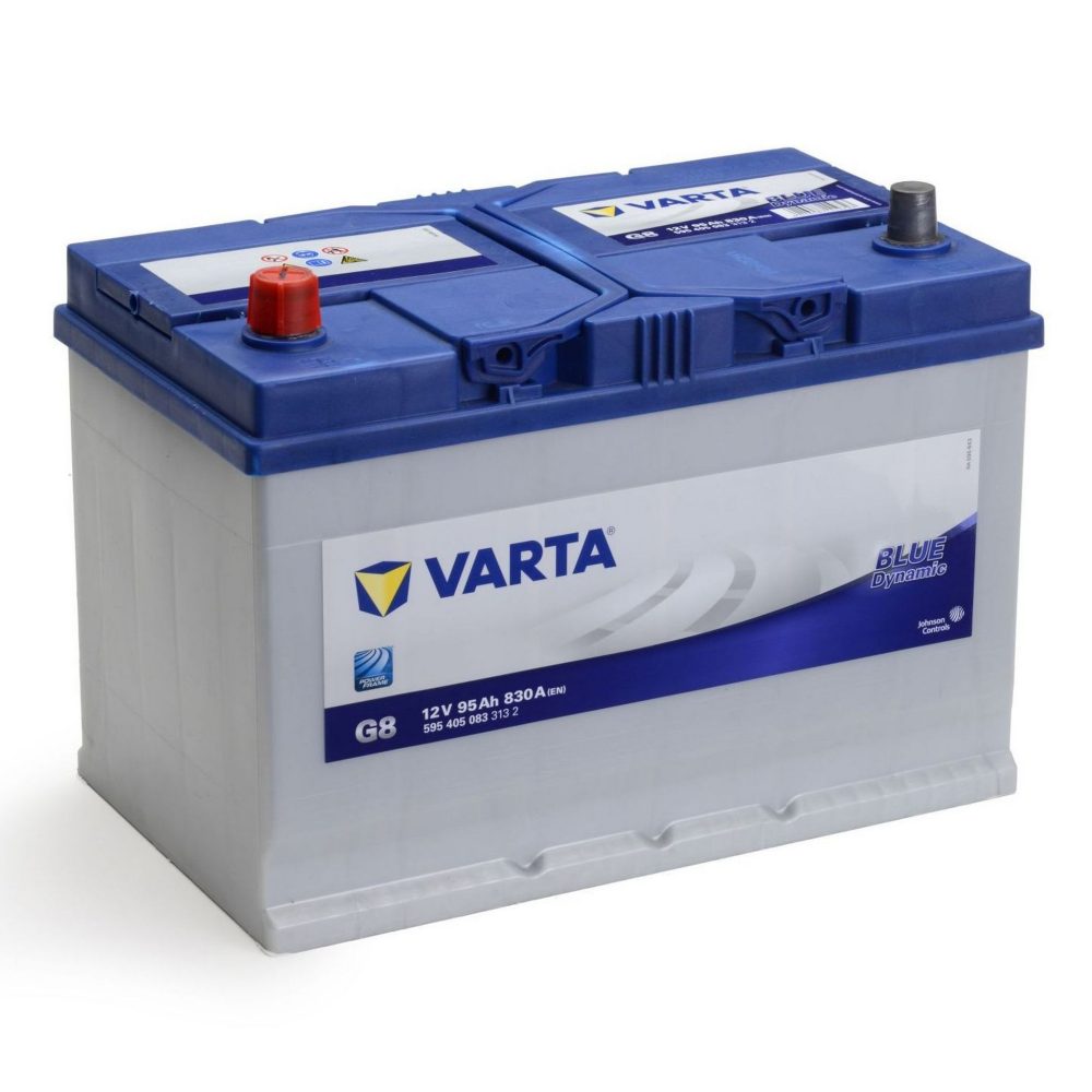 AKUMULATOR VARTA G8 BLUE DY. 12V-95 AH L+ ASIA
