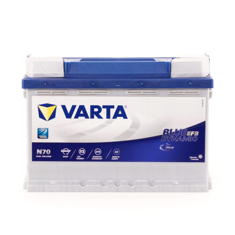 AKUMULATOR VARTA N70 BLUE DYNAMIC EFB 12V-70AH D+