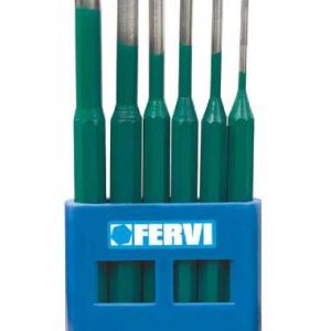 SET IZBIJAČA U PLASTIČNOM NOSAČU 3-10MM 6-DIJELNI FERVI 0126