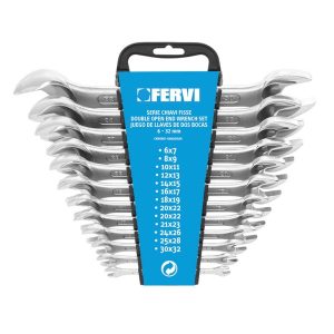 SET VILJUŠKASTIH KLJUČEVA 6-32MM U PLASTIČNOM NOSAČU 12-DIJELNI FERVI