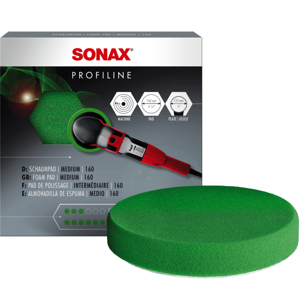 SONAX SPUŽVA ZA POLIRANJE ZELENA 160 MM