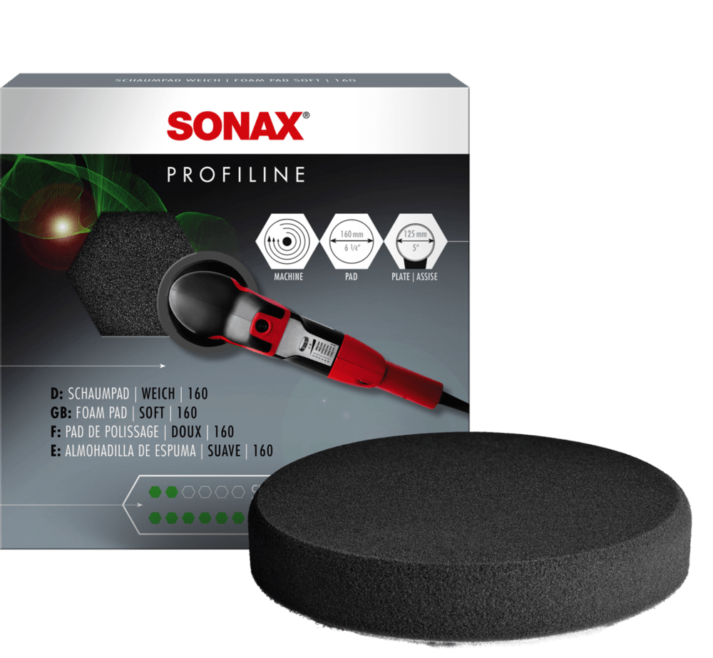 SONAX SPUŽVA ZA POLIRANJE CRNA (ANTI-HOLOGRAM) 160 MM