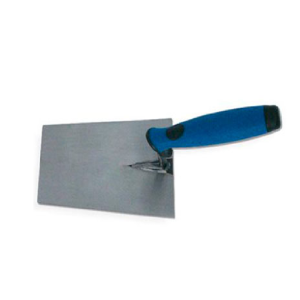 ŽLICA ZIDARSKA ČELIČNA OBLA 160MM COMFORT GUMENA DRŠKA MIMONT