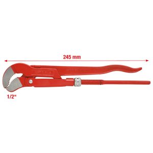 KLIJEŠTA ZA VODOINSTALATERE (ROLCANGE) "S" DUŽINE 245MM 1/2" KS TOOLS 113.0500