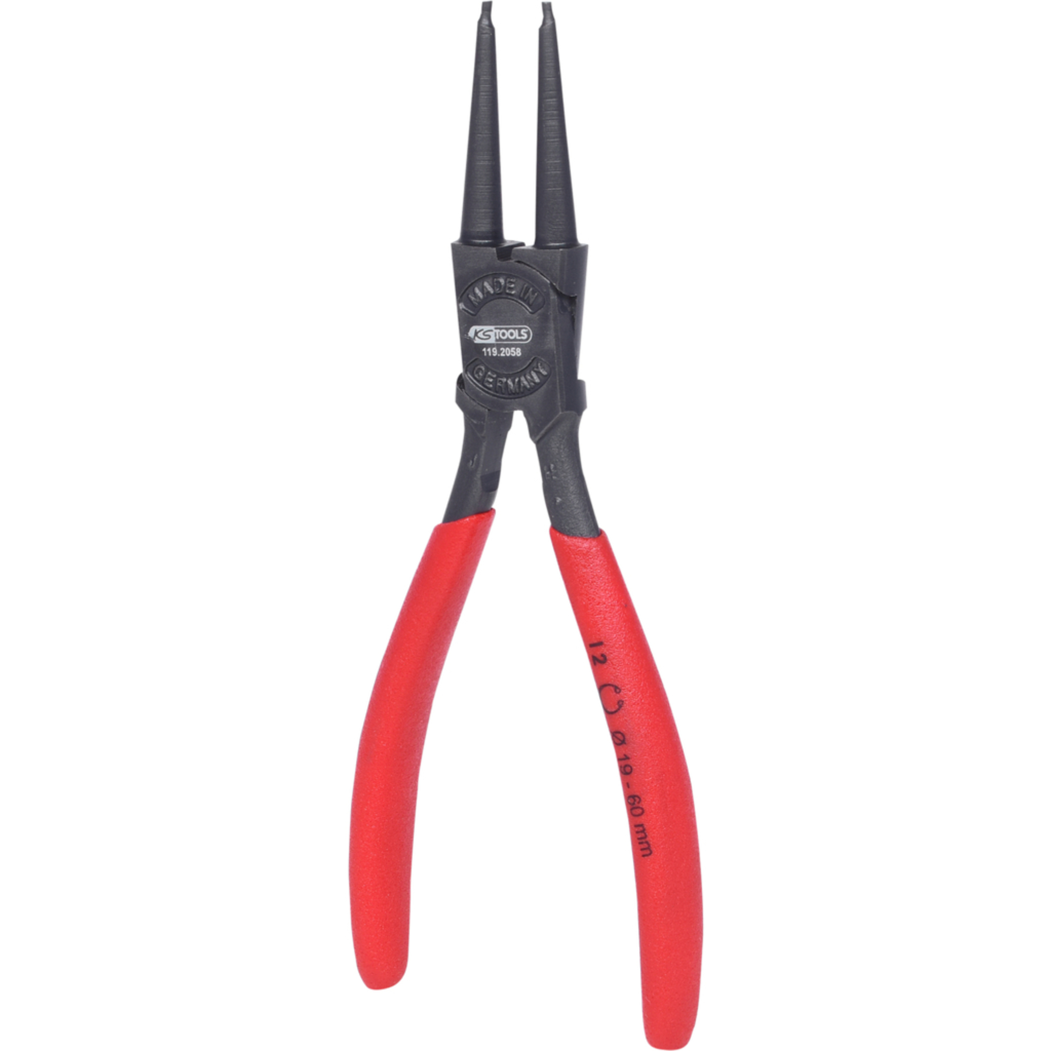 KLIJEŠTA ZA OSIGURAČE (ZEGER) UNUTARNJE RAVNA SOLINGEN 19-60MM KS TOOLS 119.2058