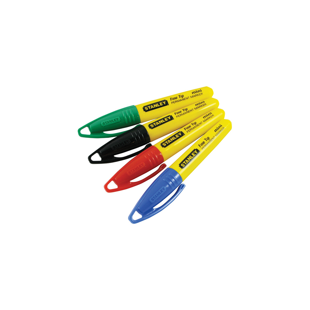 STANLEY 2-47-329 MINI MARKERI SET 4/1