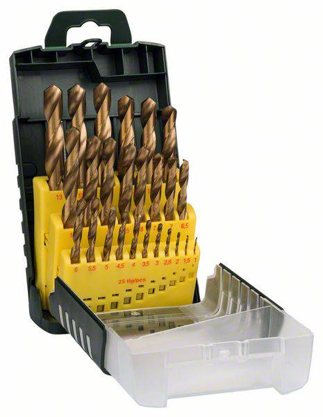 25-DIJELNI SET SVRDLA ZA METAL HSS-TIN