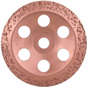 LONČASTA BRUSNA PLOČA S TVRDIM METALOM ZA KUTNE BRUSILICE 115MM GRUBA