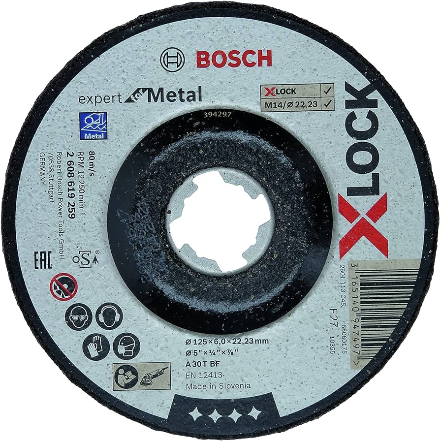 X-LOCK EXPERT FOR METAL 125X6X22.23 MM BRUSNA PLOČA SAVIJENA