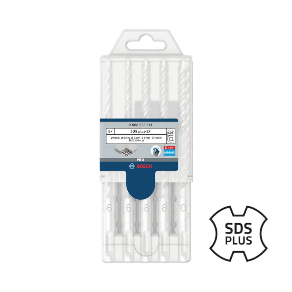 SVRDLO BOSCH SDS PLUS-5X 6/6/8/8/10x100