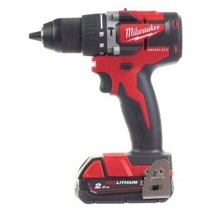 AKU BUŠILICA 18V 2X2AH  PRIHVAT ZA SVRDLO DO 13MM MILWAUKEE M18CBLPD-202C