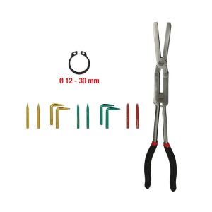 KLIJEŠTA ZA VAĐENJE VANJSKIH OSIGURAČA KS TOOLS SA ZAMJENJIVIM VRHOVIMA 12-30 MM