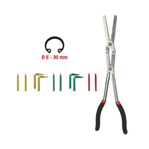 KLIJEŠTA ZA VAĐENJE VANJSKIH OSIGURAČA KS TOOLS SA ZAMJENJIVIM VRHOVIMA 8-30 MM