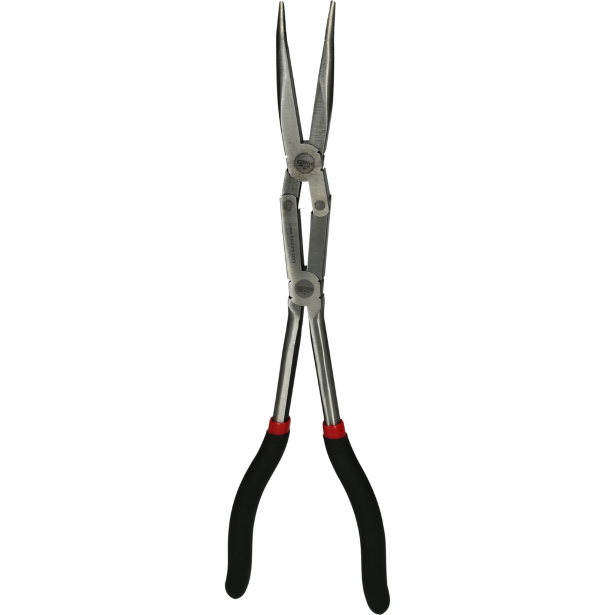KLIJEŠTA ŠPICASTA ZAKRIVLJENA DVOZGLOBNA DUGAČKA XL KS TOOLS 500.7163