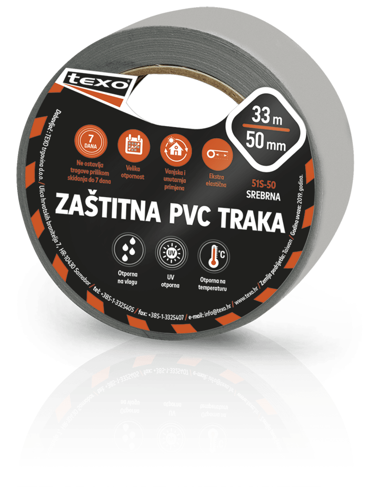 TRAKA ZAŠTITNA PVC 33MX50MM