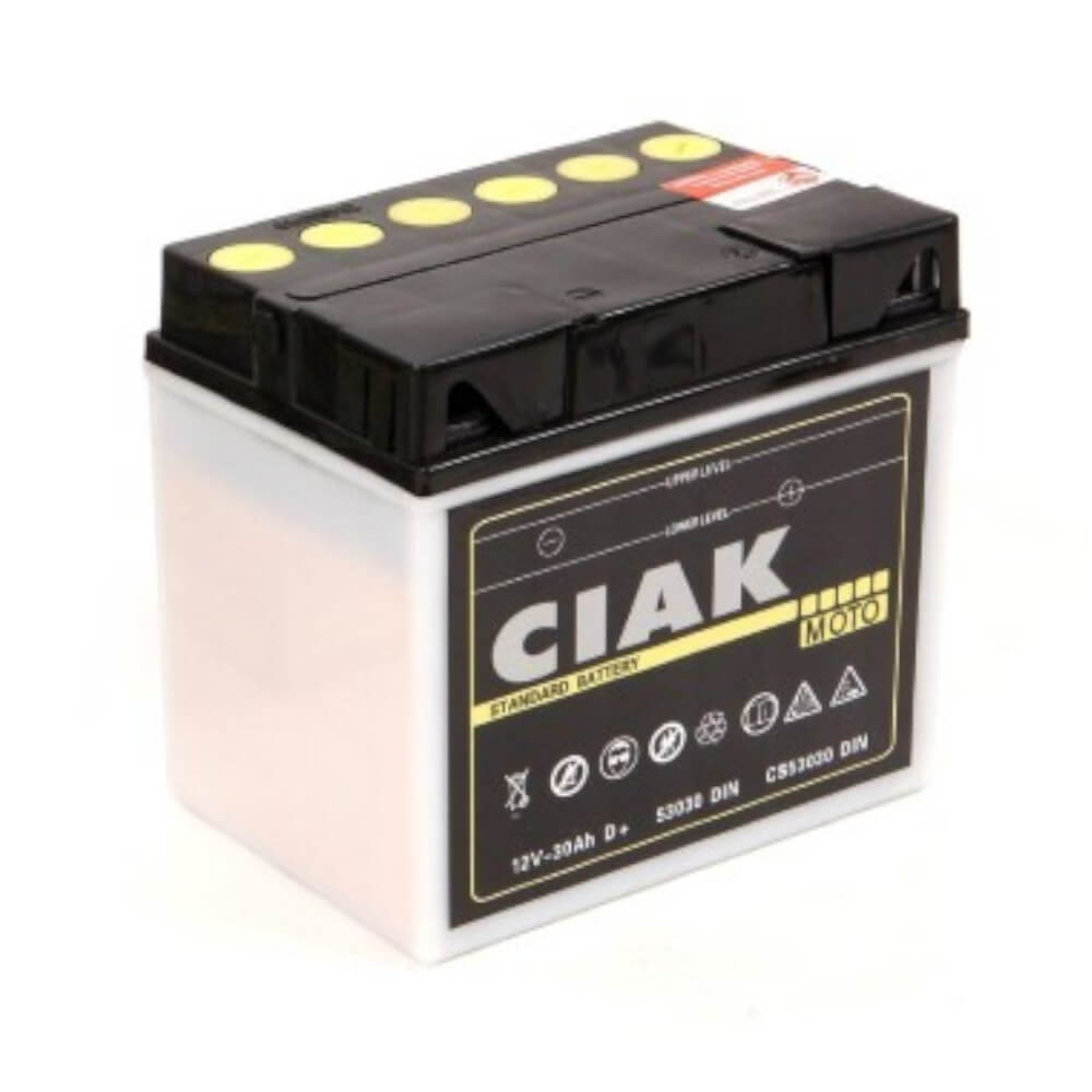 AKUMULATOR MOTO CIAK STARTER AGM 12V-30 AH +D