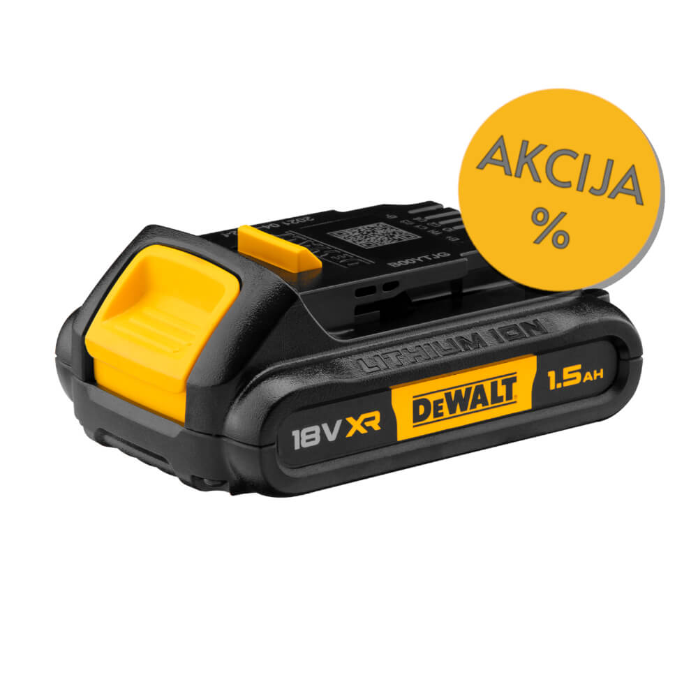 BATERIJA DEWALT DCB182 18V 1,5Ah