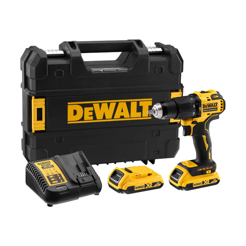 AKU BUŠILICA-ODVIJAČ DEWALT DCD709D2T-QW 18V 2,0Ah PUNJAČ TSTAK