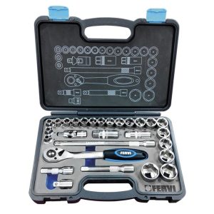 SET NASADNIH KLJUČEVA 1/2" 8-32MM 28-DIJELNI FERVI S328