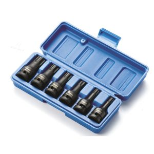 SET NASADNIH KLJUČEVA 1/2" TORX UDARNI T40-T70 6-DIJELNI FERVI