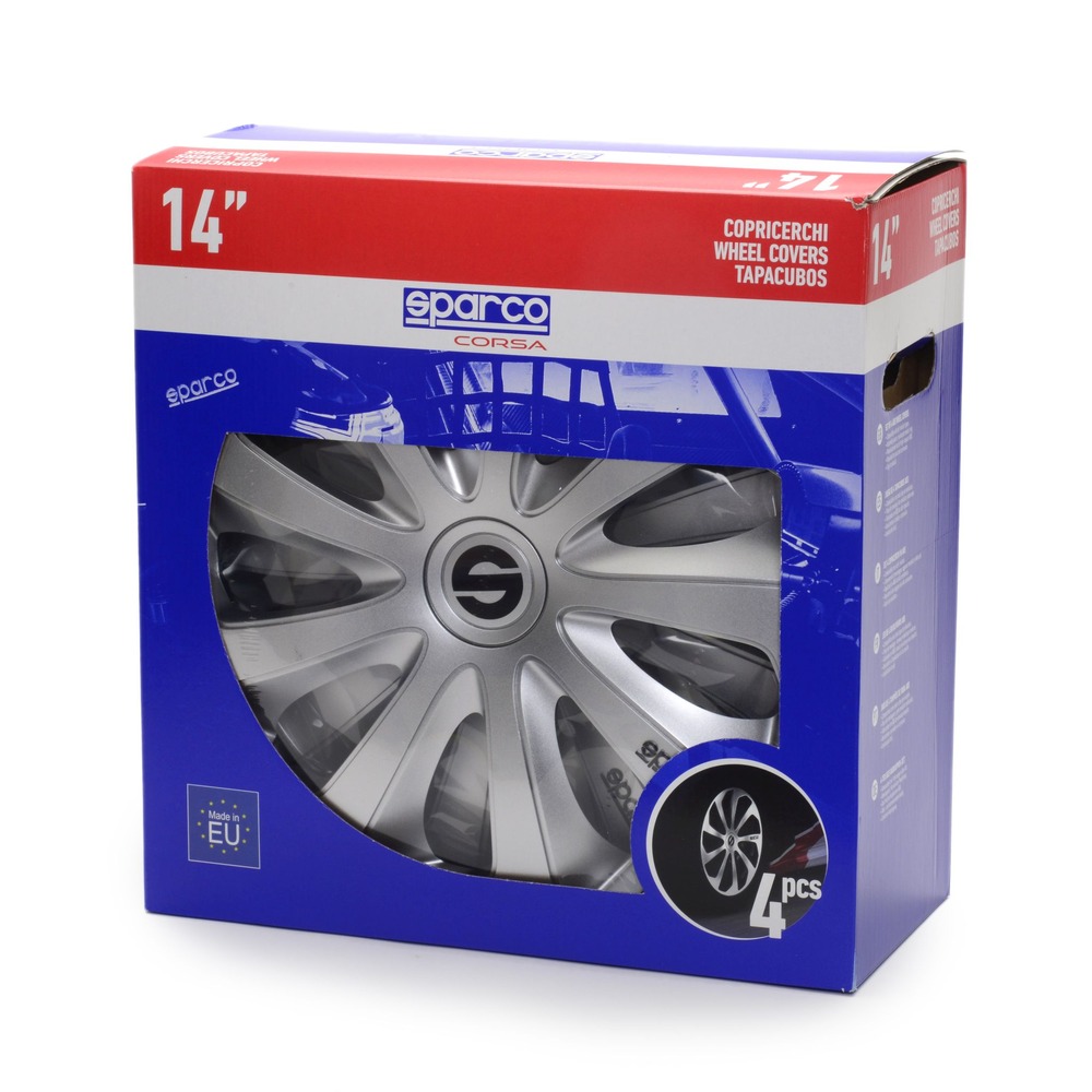 SPARCO RATKAPE SICILIA 14" 4/1 SREBRNA