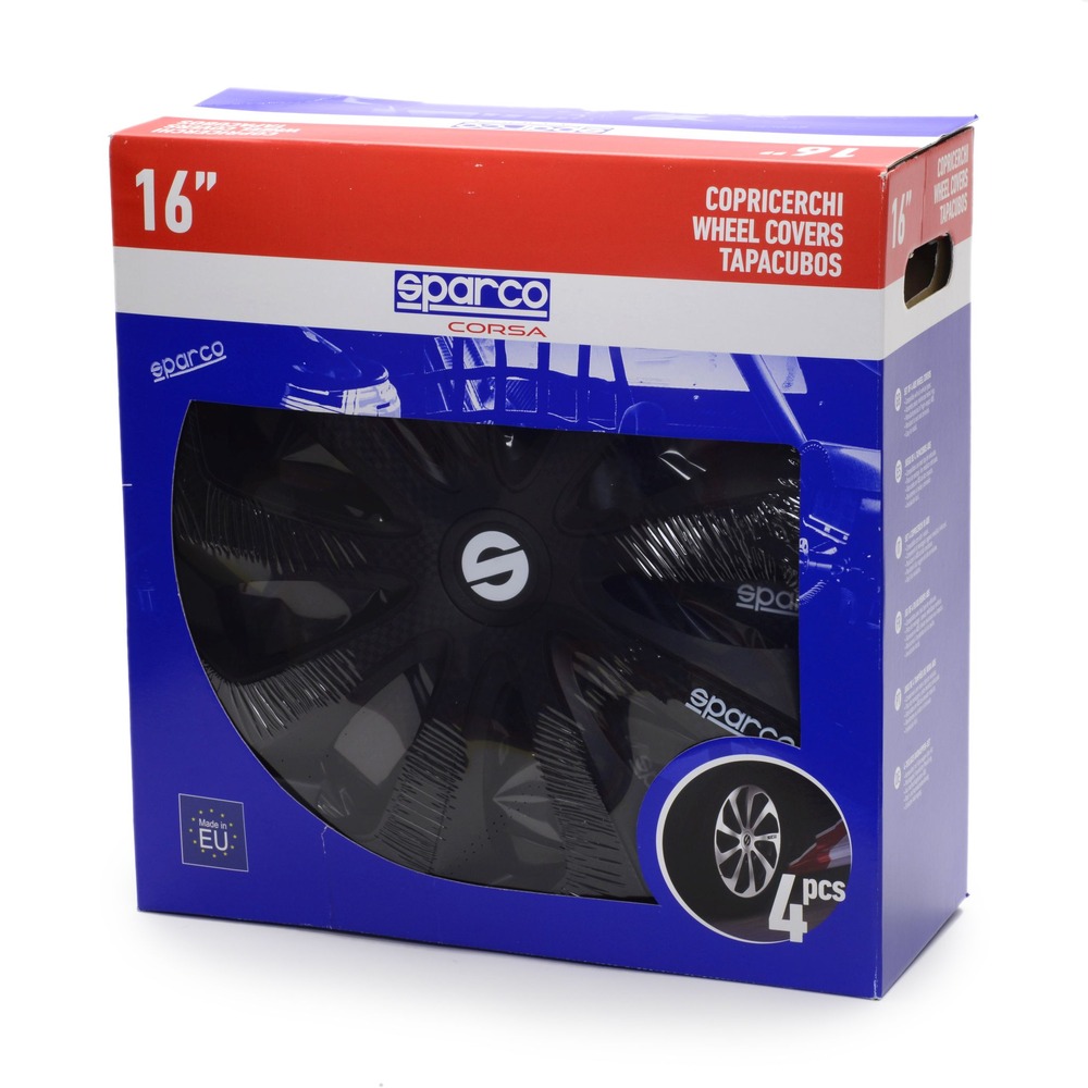 SPARCO RATKAPE SICILIA CARBONE 16" 4/1 CRNA