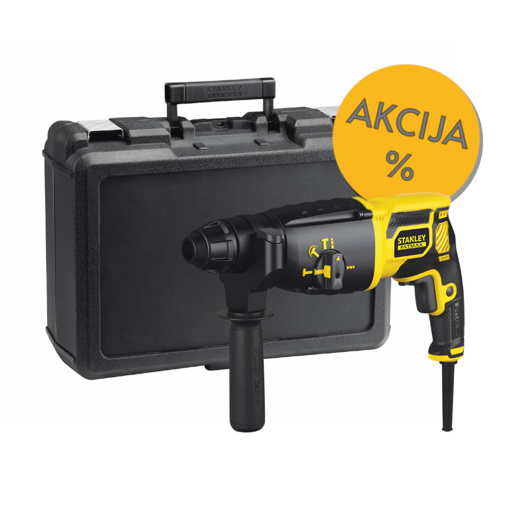 BUŠILICA UDARNA STANLEY FME500K-QS SPS PLUS 750 W 1,8 J